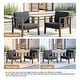 preview thumbnail 71 of 195, Outdoor Teak Solid Wood Patio Furniture Set Loveseat Armchair Table Collection
