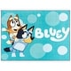 preview thumbnail 7 of 8, Licensed BBC Bluey Digital Printed Non-Slip Plush Polyester Youth Area Rug 3x5 - 3' 4" x 4' 6" Playful Bluey - Rectangle