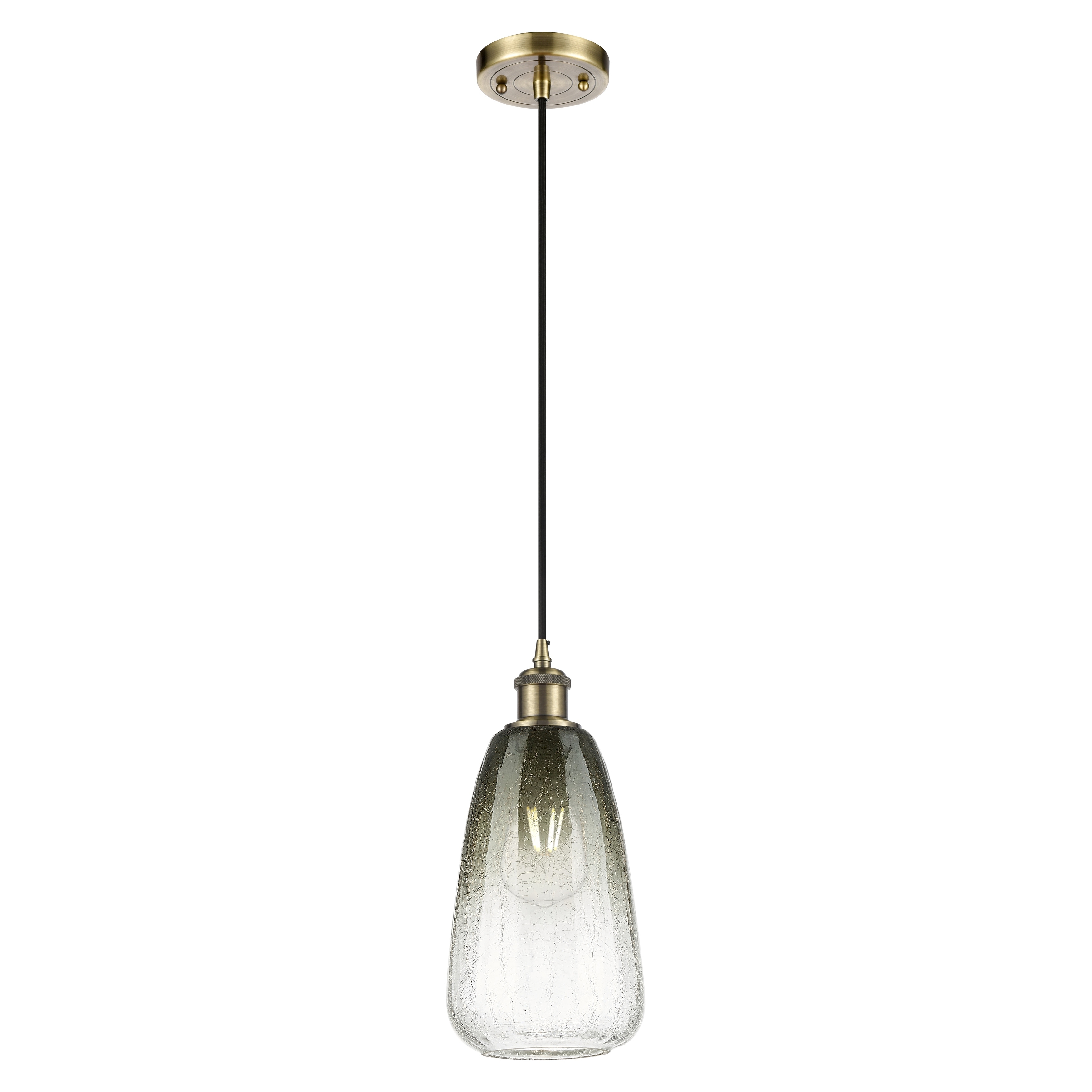 Innovations Lighting Endless Possibilities Ballston - Brookhaven Almond - 1 Light 6" Cord Hung Mini Pendant