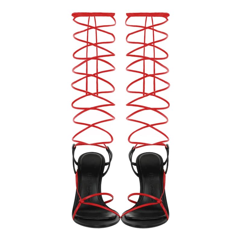 Ferragamo Azha X5 Wrap Tie Heels