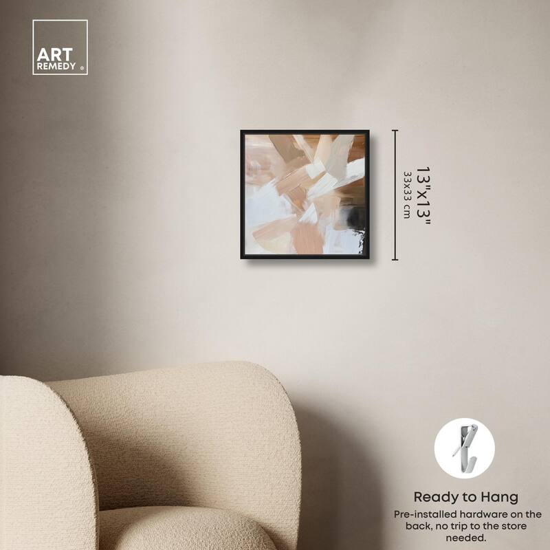 Taupe and Ash II Canvas by Art Remedy