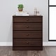 preview thumbnail 4 of 9, Bella 4-Drawer Dresser, Espresso