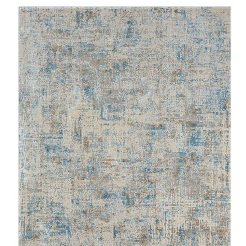 Dabu Abstract Modern Woven Area Rug By HomeRoots - 2' X 6'