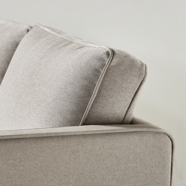 HANA Modern Linen Sofa w/ Arm Pockets by Crown Comfort - On