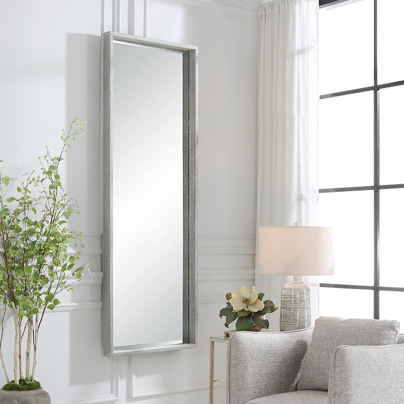 Uttermost Omega Oversized Silver Mirror - 25.625"x 73.625"