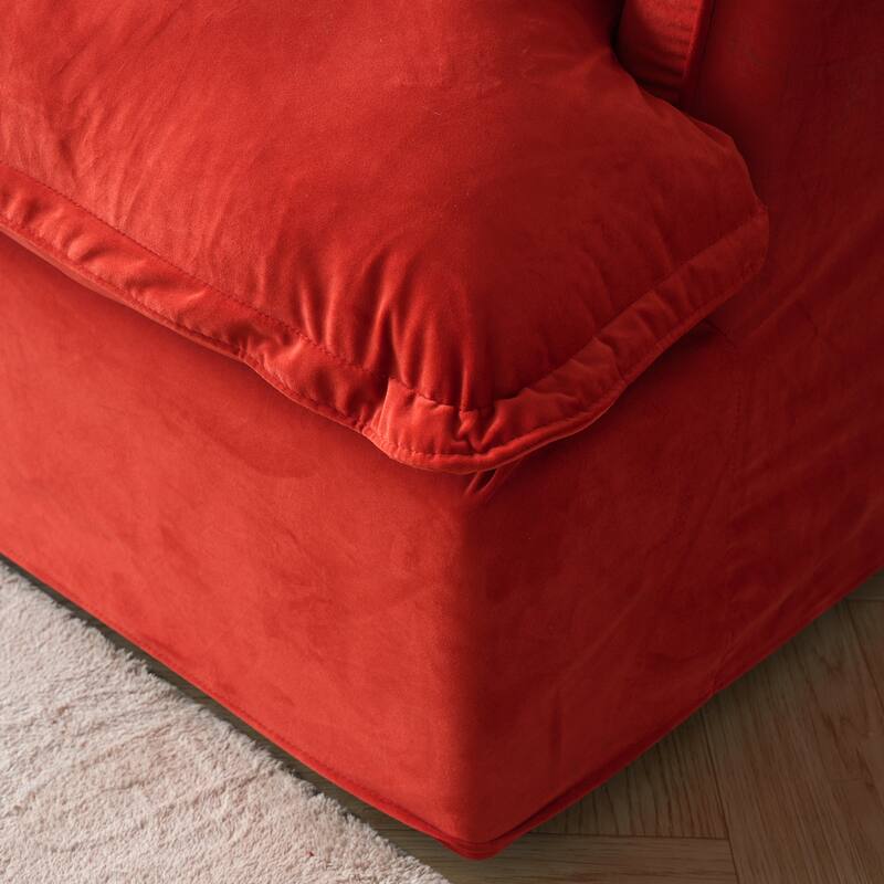 U Shape Couch Sectional for Living Room, Convertible Sectional Sofa, Modular Sectional Couch with Ottomans for Living Room