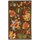 preview thumbnail 105 of 124, SAFAVIEH Handmade Chelsea Nataly French Country Floral Wool Rug 2'9" x 4'9" - Brown