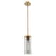 Option Brushed Brass / Light Smoke Shade