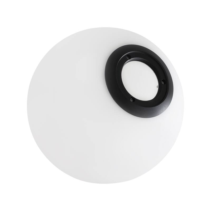 1-Lights Glass Flush Mount
