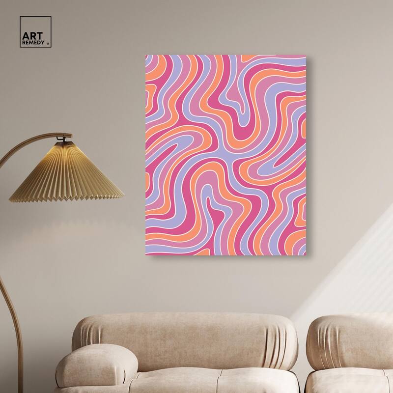 Retro Pop Gummy Bears Canvas by Art Remedy, Gallery Wrapped