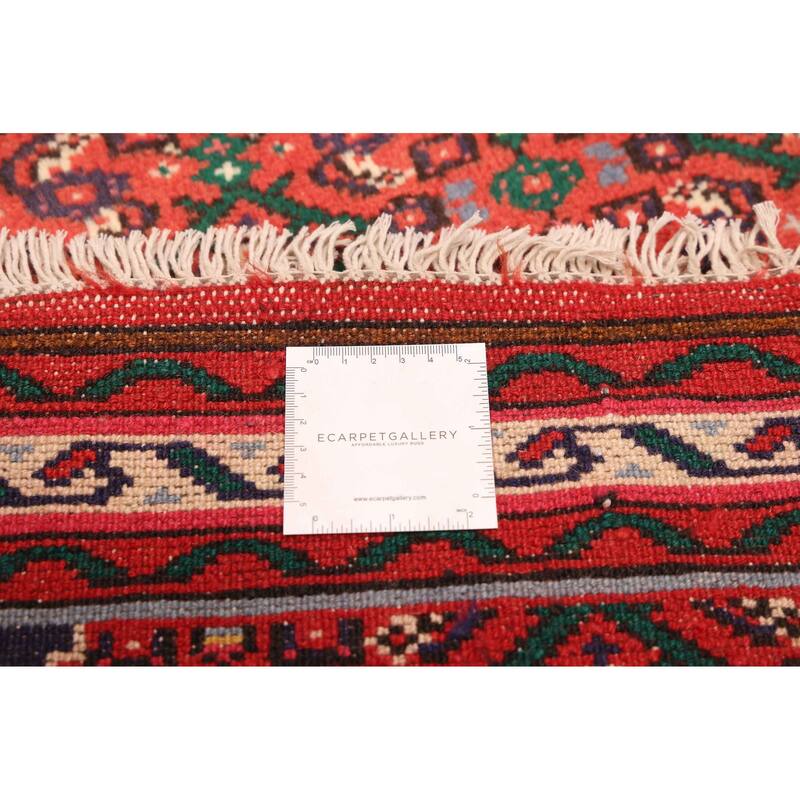 ECARPETGALLERY Hand-knotted Andelz Red Wool Rug - 2'9 x 9'3