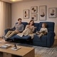 preview thumbnail 94 of 118, MCombo 64.6" Wall Hugger Power Loveseat Fabric Recliner Sofa with USB Ports