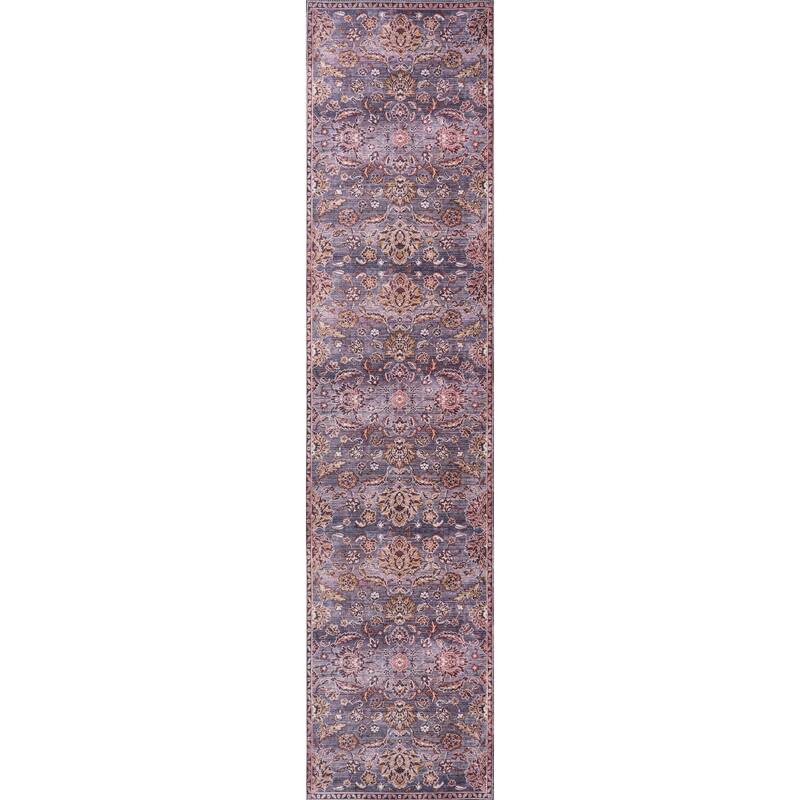 JONATHAN Y Regis Ornate Persian All-Over Machine Washable Area Rug