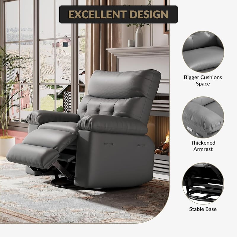 Oversized Recliner with Heat