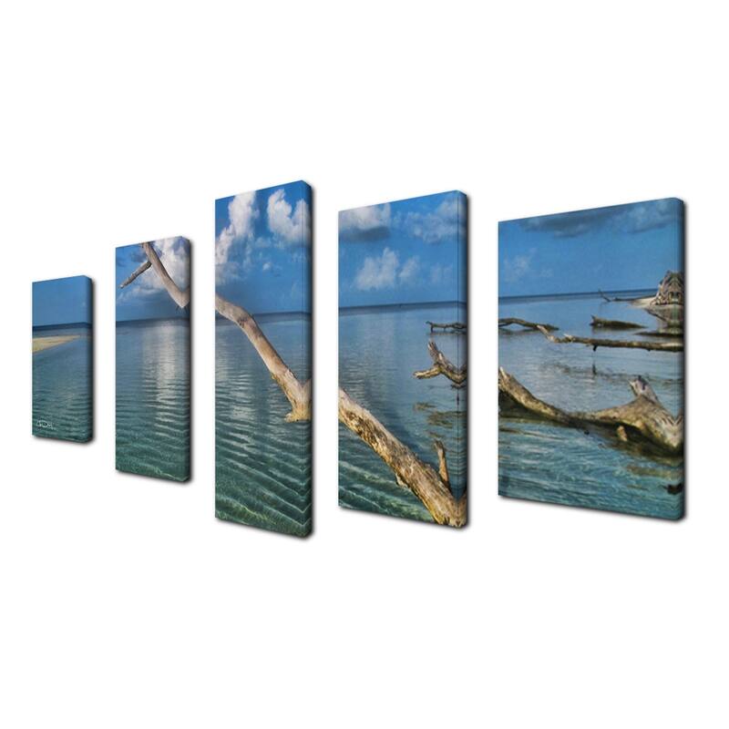 Ready2HangArt 'Grand Bahama' 5-Piece Wrapped Canvas Wall Art Set