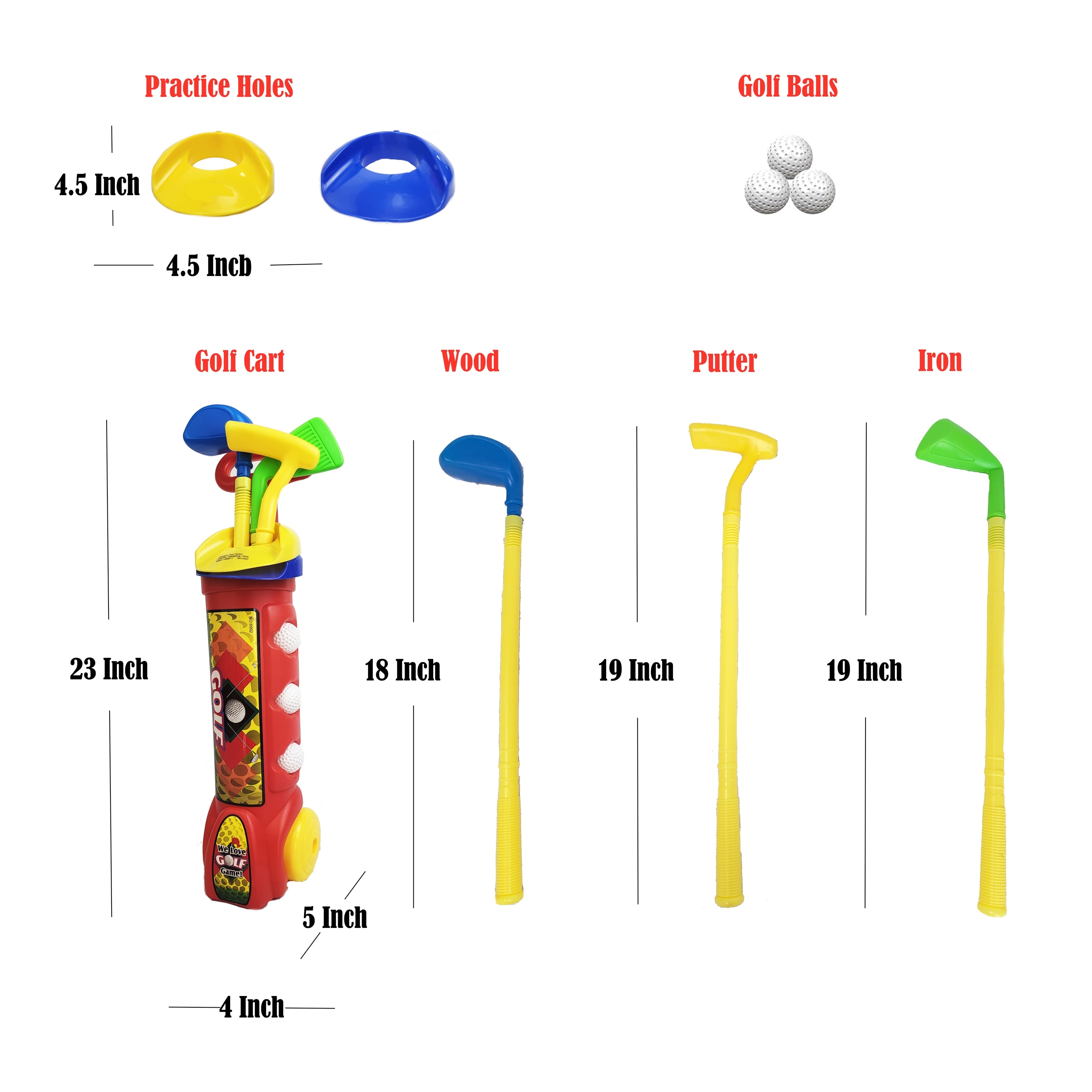 golf balls mini golf set for toddlers