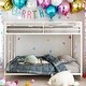 preview thumbnail 2 of 11, Adam Sturdy Twin over Twin Metal Bunk White for Kids and Adult, Low Profile and Easy Climbing with Stable Ladder
