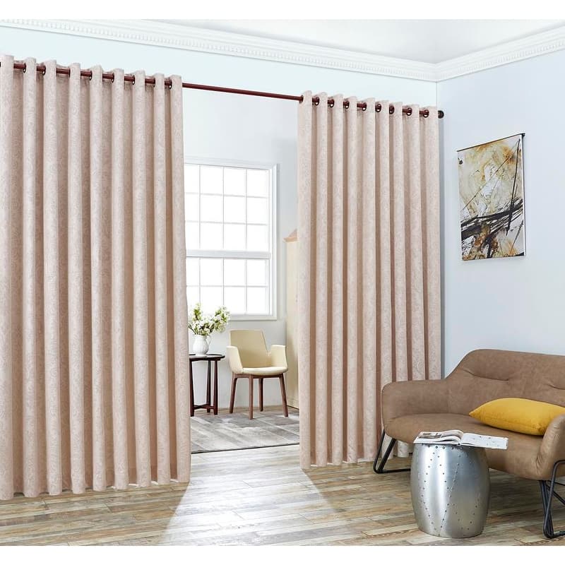 Gracewood Hollow Plakalo Embossed Thermal-weaved Blackout Grommet Drapery Curtains