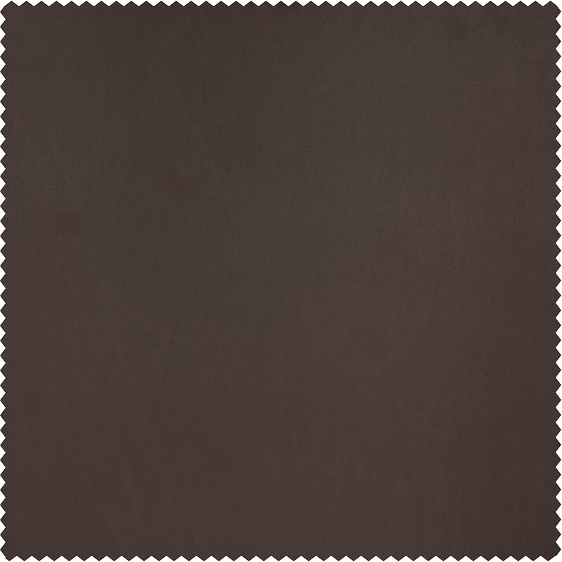 Exclusive Fabrics Single Ruched Faux Solid Taffeta Curtain (1 Panel)