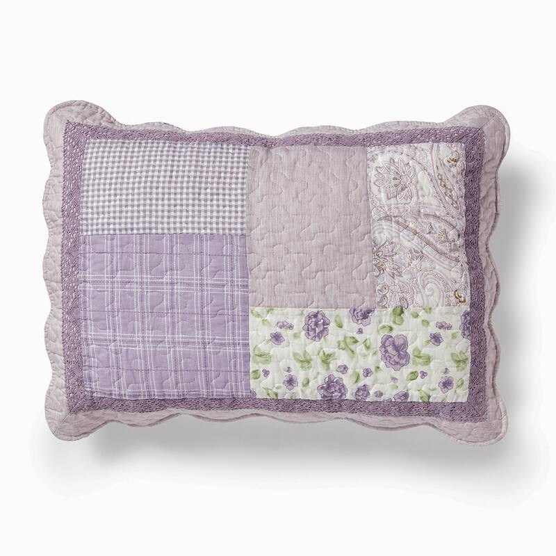 Donna Sharp Lavender Rose Quilt Set