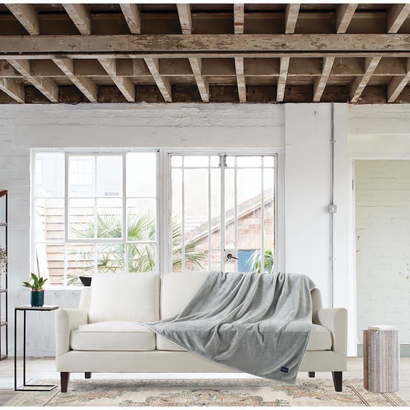 French Connection 50 in. x 70 in. Throw Blanket
