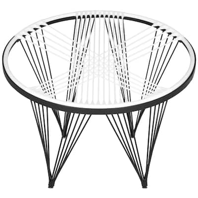 SAFAVIEH Launchpad White Chair - 36" W x 36" D x 28" H