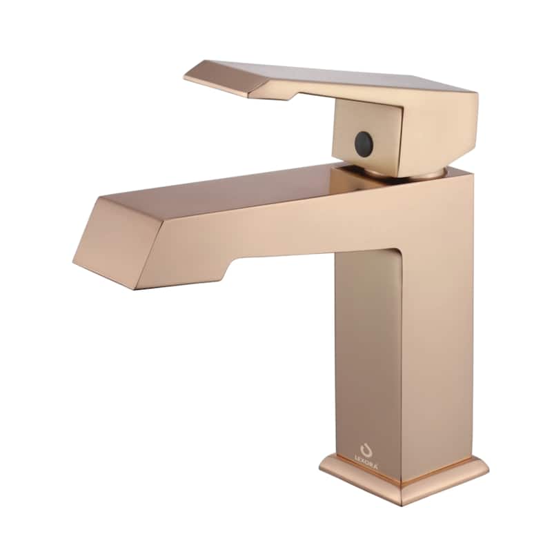 Lancy 48 in W x 20 in D Rustic Acacia Bath Vanity, White Quartz Top, Chrome Faucet Set and 43 in Mirror