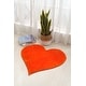 preview thumbnail 32 of 59, Hearts Collection Hand Woven Shag Area Rug - 24" x 24"