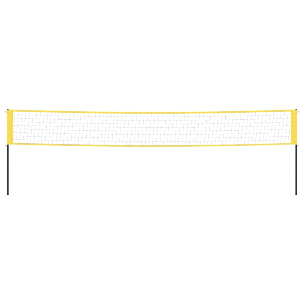 vidaXL Badminton Net Yellow and Black 236.2