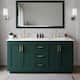 Option Green / White Quartz Top / Brushed Gold Hardware