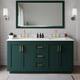 Option Green / White Quartz Top / Brushed Gold Hardware
