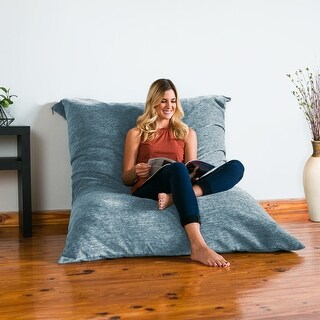 Jaxx Floor Pillow Bean Bag Lounger with Chenille C