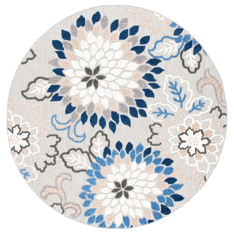 SAFAVIEH Cabana Gulzada Indoor/ Outdoor Waterproof Patio Floral Rug
