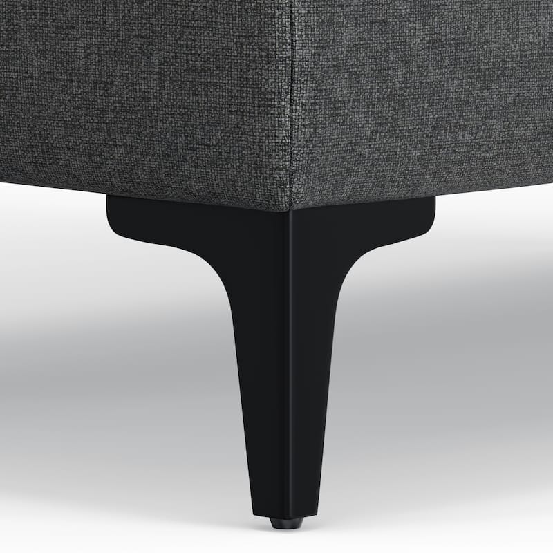 WYNDENHALL Lana Large Rectangular Ottoman in Tightly Woven Performance Fabric