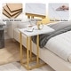 preview thumbnail 27 of 61, Javlergo Set of 2 C-Shaped Sofa Side Table, Small End Table for Living Room, Narrow Bedside/TV Tray Table