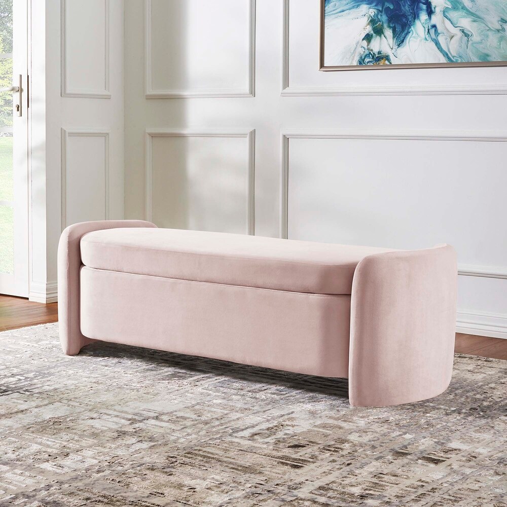 Pink Velvet Benches Bed Bath Beyond
