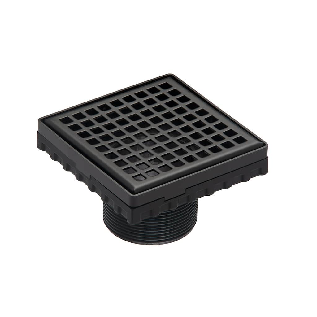 Infinity Drain LQ4-2 4"x4" LQD 4 Squares Pattern Center Drain - 2"