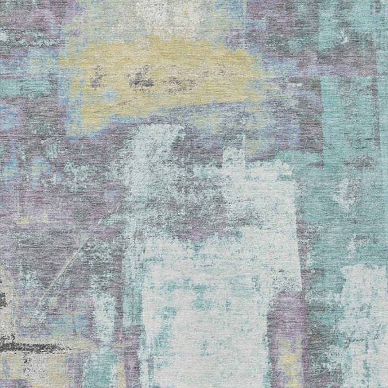 HomeRoots Abstract Transitional Rectangle Outdoor Rug