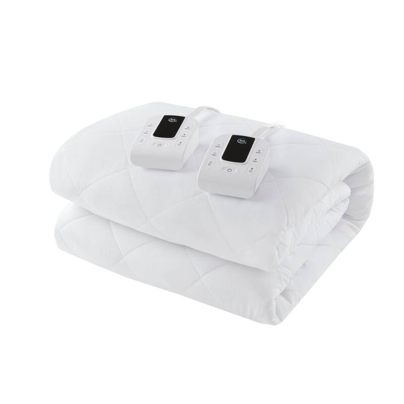 Serta Microfiber Zoned Heated Mattress Pad