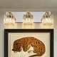 preview thumbnail 38 of 95, 2/3/4/5 Light Bathroom Vanity Light Wall Sconce with Crystal Shade