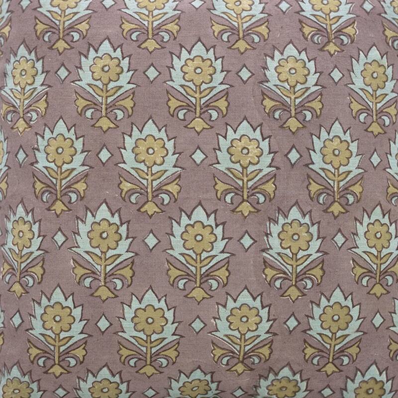 Fabdivine Floral Throw Fall Summer Décor Pink Pillow Cover Handmade Linen, for Farmhouse Guest Room or Couch, Custard Apple