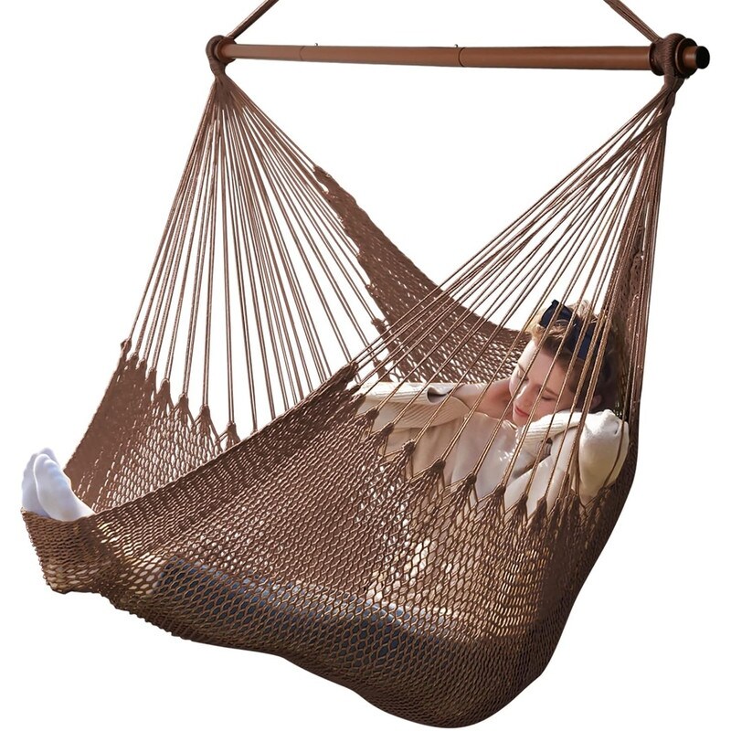 Hammock Swing Chair,Rope Hanging Chair for Outdoor Indoor