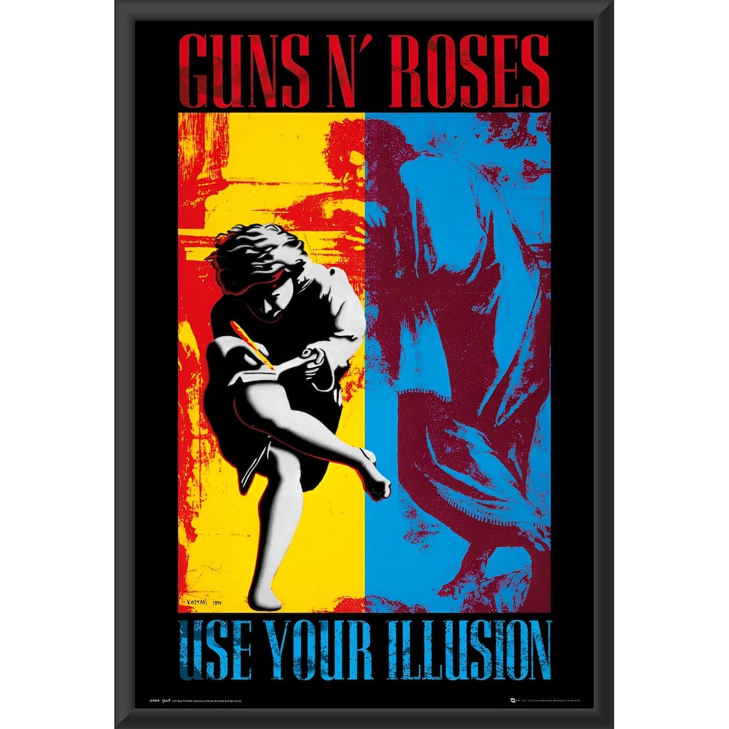 Guns n Roses - Use Your Illusion Framed Art Poster - 24 x 36 Inch