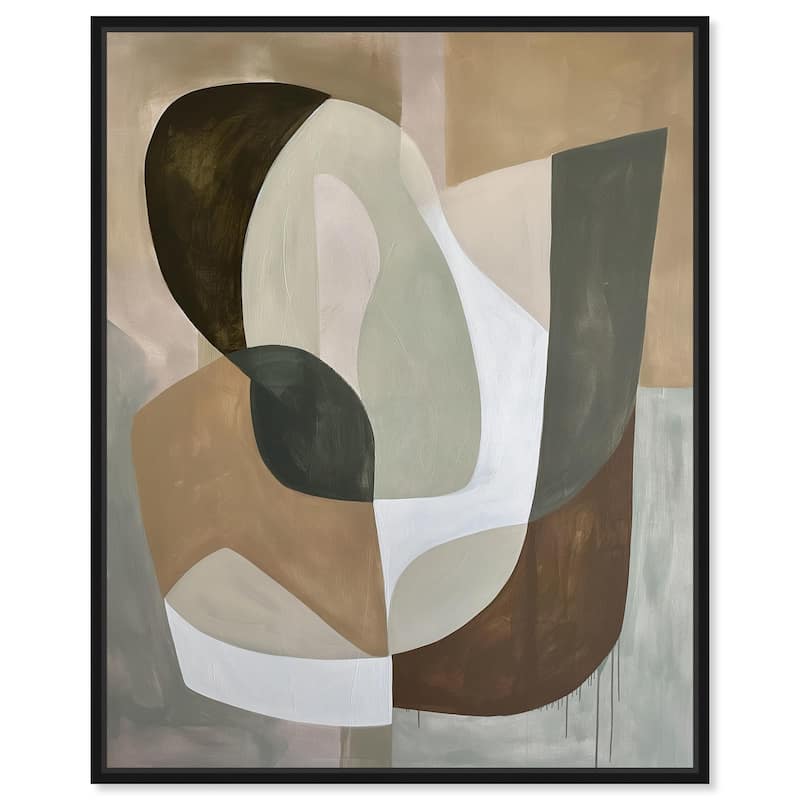 Soft Reverberations II Canvas by Art Remedy - 20" x 24" - Black