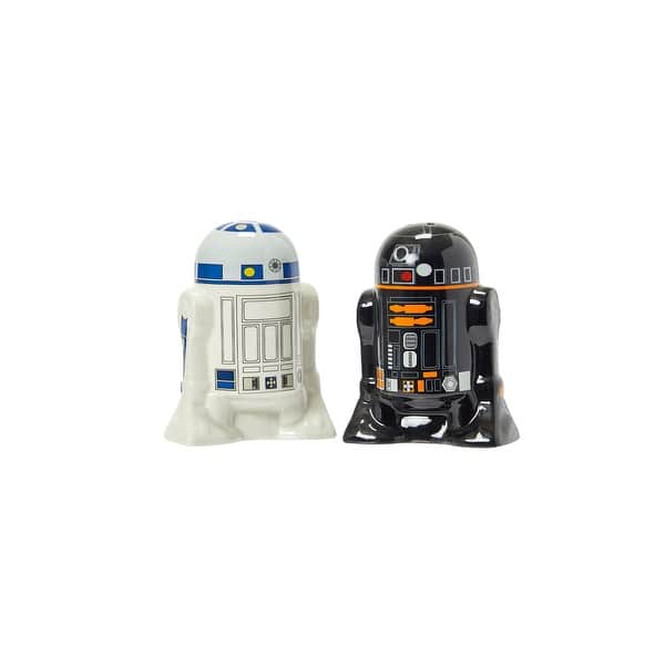 Star Wars R2D2 and R2Q5 Ceramic Salt and Pepper Shaker Set - Black - Bed  Bath & Beyond - 31412727