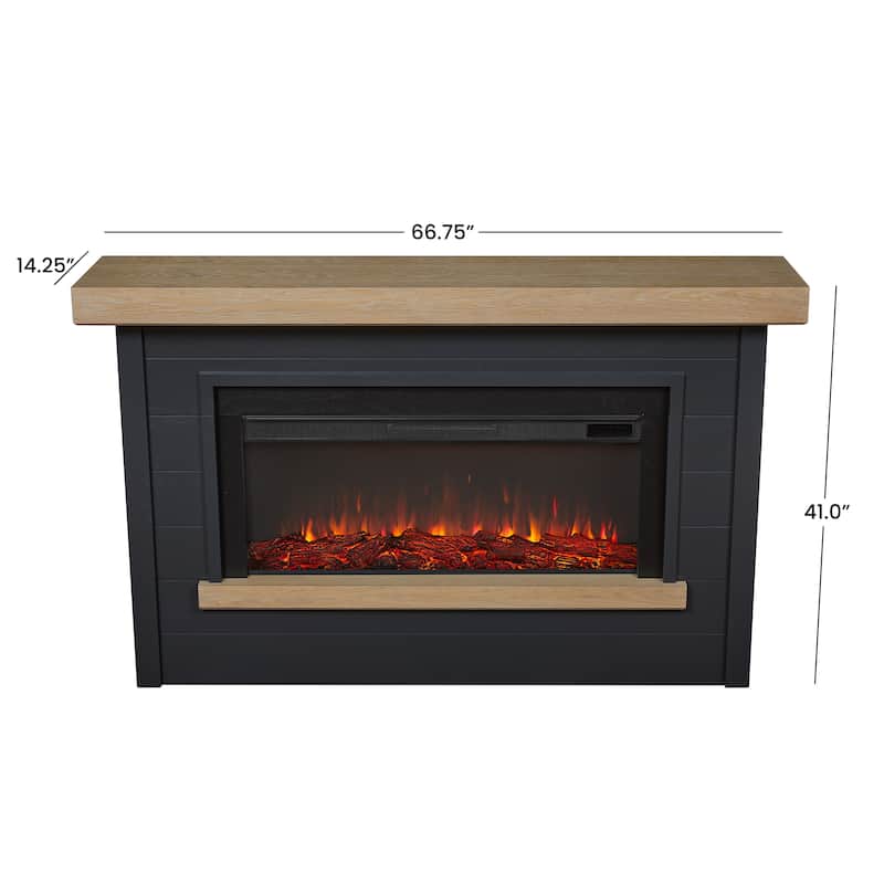 Bernice Landscape Electric Fireplace by Real Flame