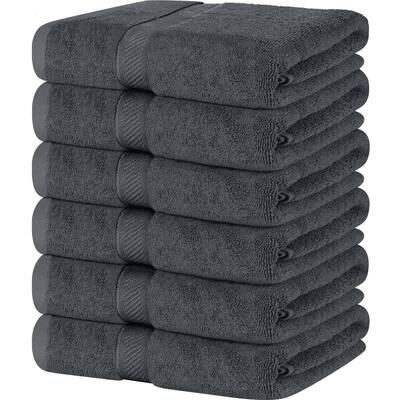 Medium Bath Towel Set, 100% Ring Spun Cotton (24 x 48 Inches) Medium Lightweight and Highly Absorbent Quick Drying Towels