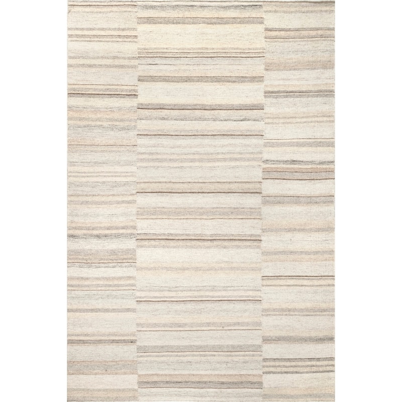 Marble Striped Wool-Blend Area Rug