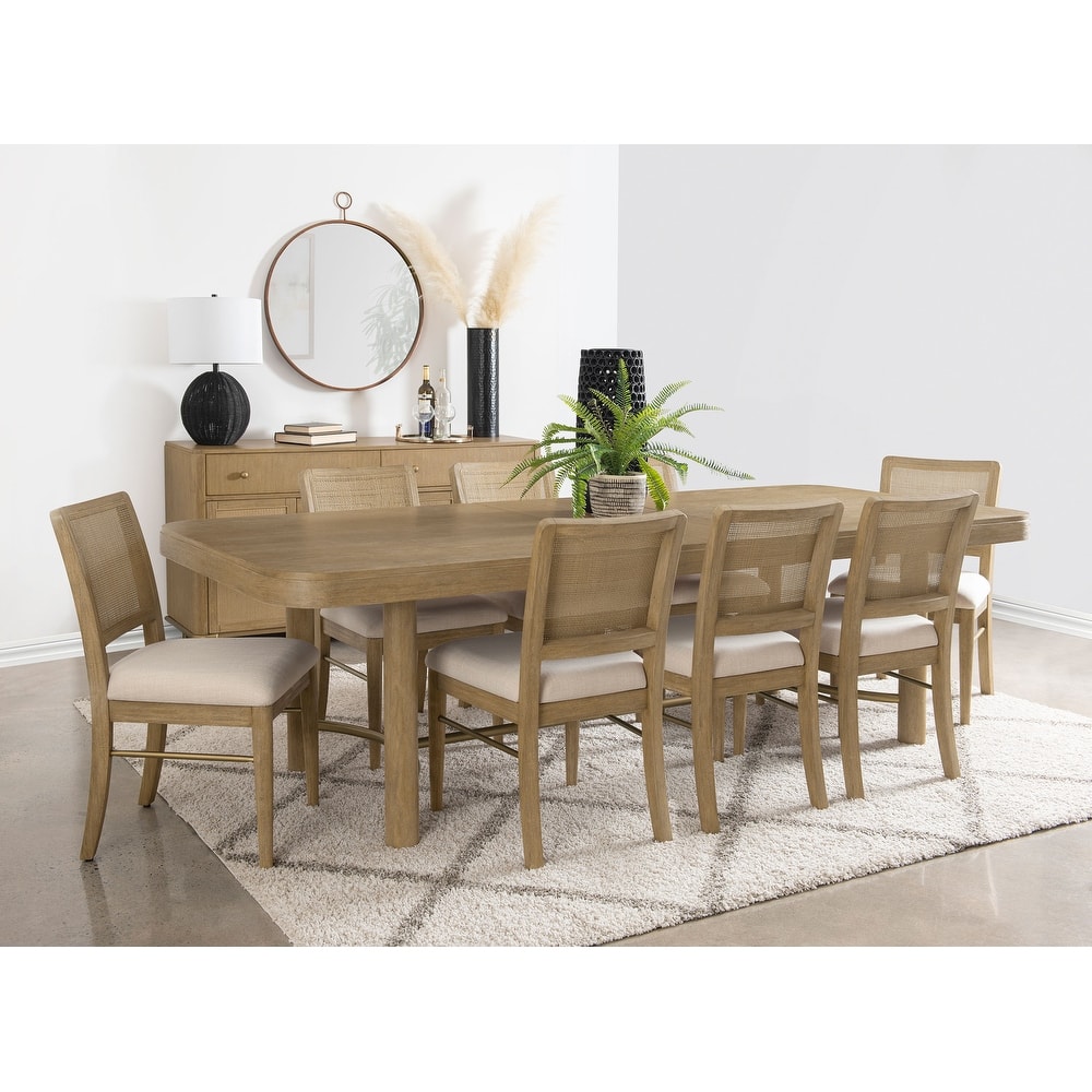 Arini Extension Leaf Dining Table Set Black