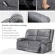preview thumbnail 21 of 20, AECOJOY 2-Seater Recliner Loveseat with Heat and Massage Function